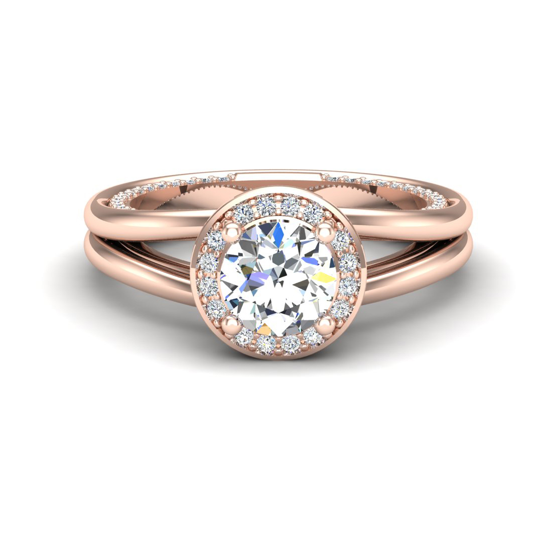 Miriam Halo Engagement Ring